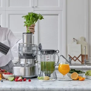 آبمیوه گیری و مخلوط کن سه کاره سیج مدل SJB815 BSS