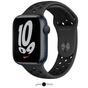 ساعت هوشمند اپل سری 7 مدل 45mm Aluminum Case with Nike Sport silicone Band