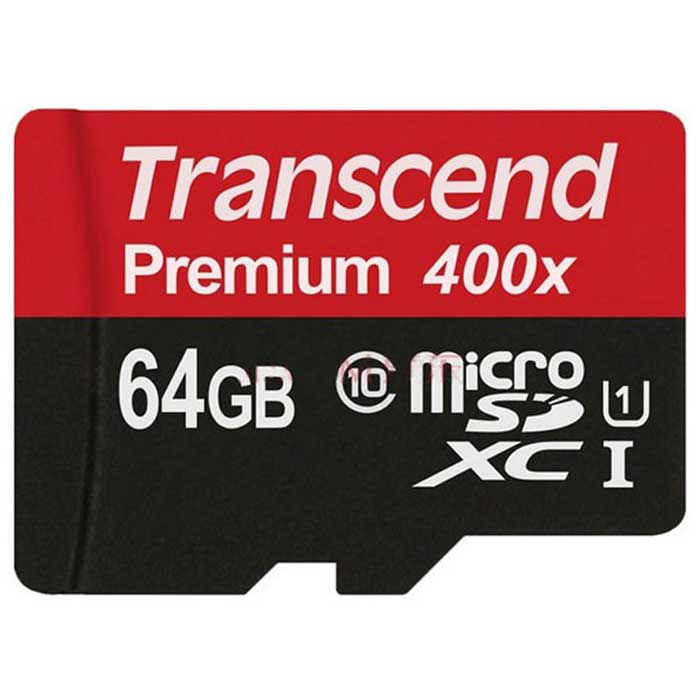 کارت حافظه Transcend Class 10 Premium 400X 64GB