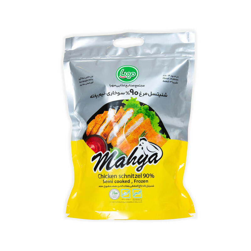 شنیسل مرغ 90 درصد سوخاری مهیا -950 گرم