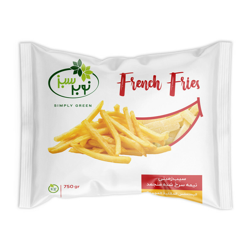 سیب زمینی منجمد نوبر سبز - 750 گرم