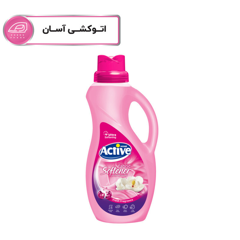 نرم کننده حوله و لباس اکتیو مدل صورتی حجم 1500 میلی لیتر