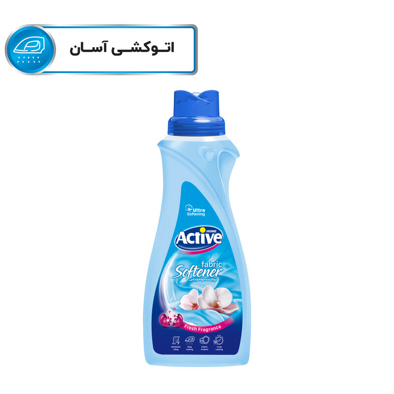 نرم کننده حوله و لباس اکتیو مدل آبی حجم 1000 میلی لیتر