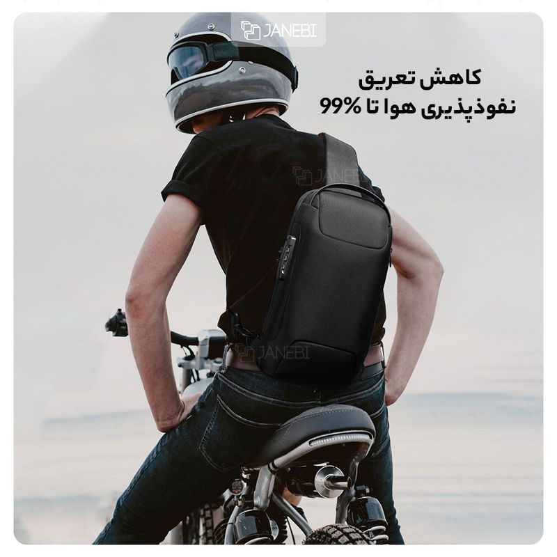 کوله کراس بادی تک بند ضد سرقت دارای پورت USB بنج