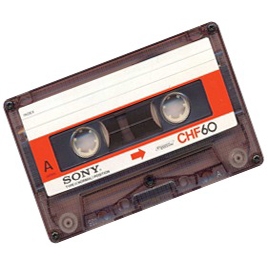 نوار کاست نوستالژیک رنگی