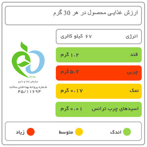 پنیر لبنه پگاه مقدار 200 گرم