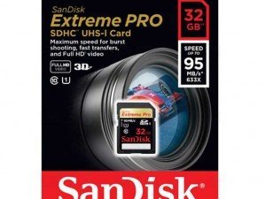 Sandisk Extreme pro Class 10 SD Card 32GB
