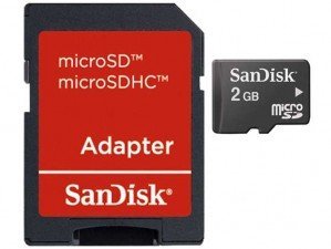 SanDisk Class 4 2GB memorycard