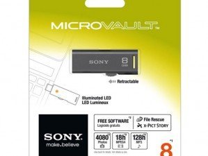 Sony Micro Vault USM8GR 8 GB FLASH MEMORY