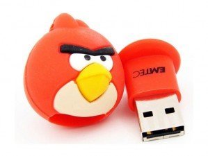 Emtec Angry Birds Red 8GB flash memory