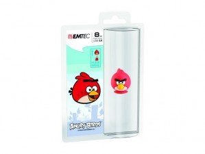 Emtec Angry Birds Red 8GB flash memory