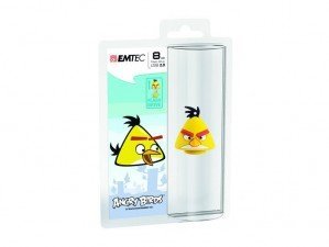 Emtec Angry Birds Yellow 8GB flash memory