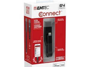 Emtec iCOBRA2 T500BL Lightning USB Flash Memory 64GB