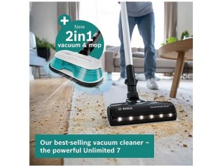 جاروشارژی و زمین شوی بوش مدل BOSCH BCS71HYGGB