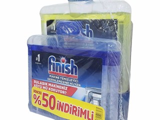 مایع جرم گیر ظرفشویی فینیش (Finish) بسته دو تایی ۲۵۰ میلی لیتری