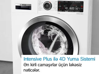 ماشین لباسشویی بوش ۱۰ کیلوگرم سری 8 سفید مدل WGB256A0ME