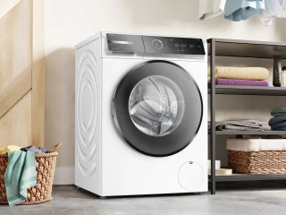 ماشین لباسشویی بوش ۹ کیلوگرم سری 8 سفید مدل WGB244A0SN