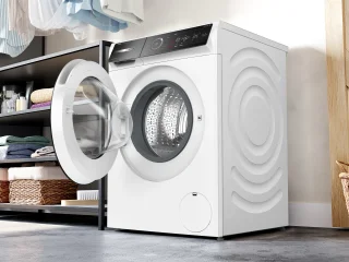 ماشین لباسشویی بوش ۹ کیلوگرم سری 8 سفید مدل WGB244A0SN