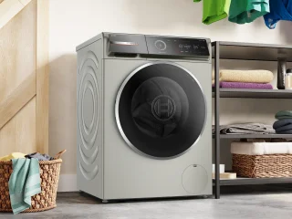 ماشین لباسشویی بوش ۹ کیلوگرم سری 8 دودی مدل  WGB244AXGC