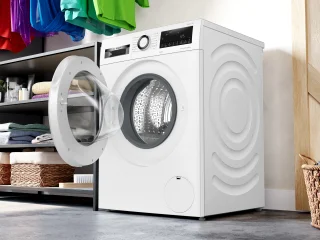 ماشین لباسشویی و خشک‌کن بوش ۹/۶ کیلوگرم سری 4 سفید مدل  WNA14400ME