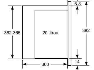 مایکروویو توکار بوش سری 6 استیل مدل  BFL524MS0
