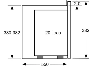 مایکروویو توکار بوش سری 6 مشکی مدل BFL524MB0
