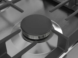 گاز توکار ۵ شعله بوش سری 6 استیل مدل  PCR9A5B90M