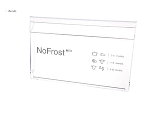 درب کشو یخچال فریزر توکار بوش با کد 00744752