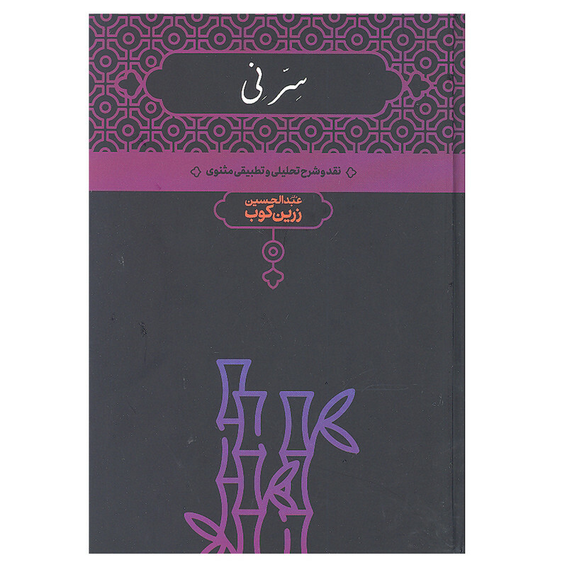 کتاب سرنی نقدو شرح تحلیلی و تطبیقی مثنوی اثر عبدالحسین زرین کوب انتشارات علمی
