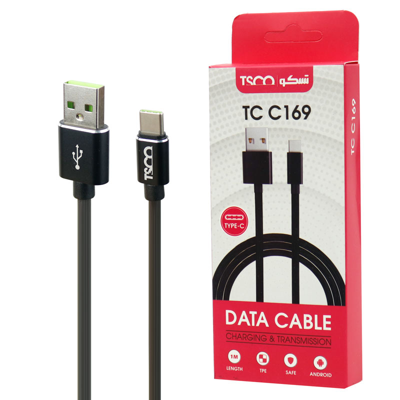 کابل تبدیل USB به USB-C تسکو مدل TC C169 طول 1 متر