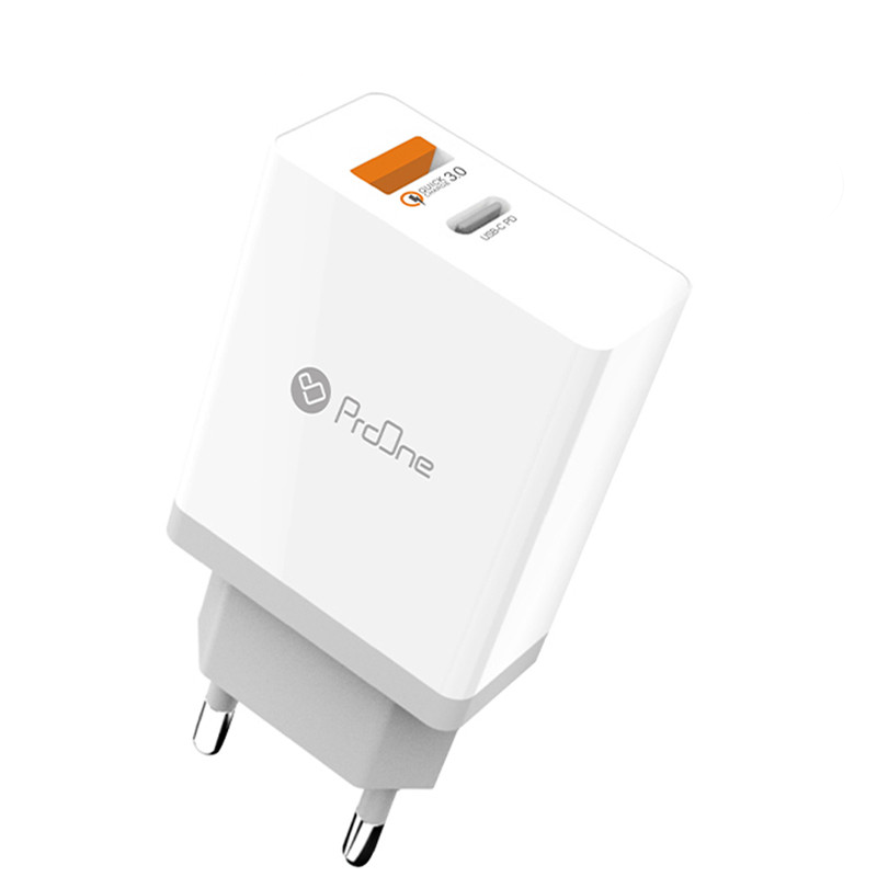 شارژر دیواری فست شارژ پرووان مدل PWC510 (CH03) 3A QC3 PD 36W