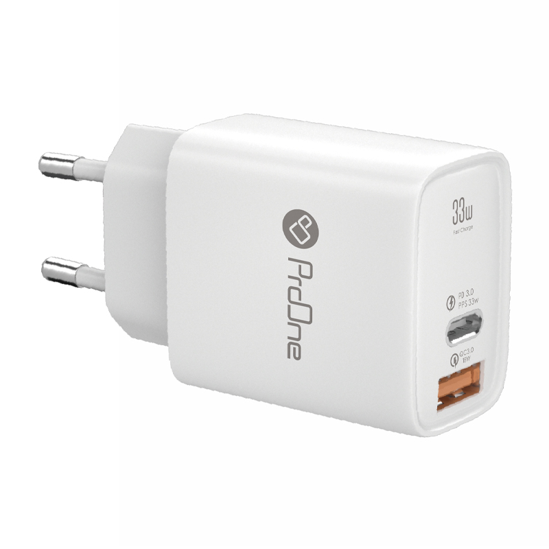 شارژر دیواری فست شارژ پرووان مدل PWC560 33W