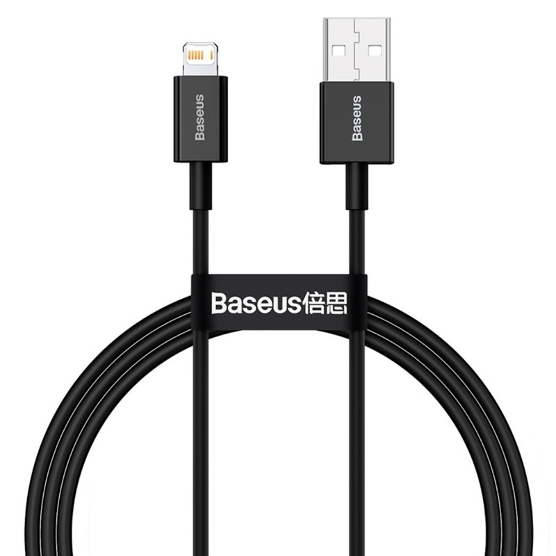 کابل تبدیل USB به لایتنینگ باسئوس مدل Superior Series CALYS-C 2.4A طول 2 متر