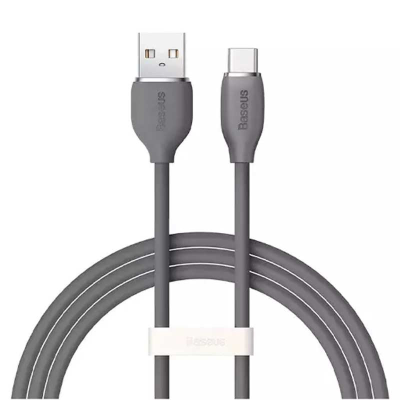 کابل تبدیل فست شارژ USB به USB-C باسئوس مدل CAGD01000 5A 100W طول 1.2 متر