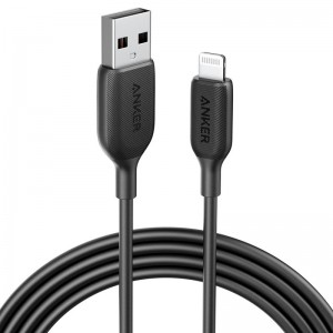 کابل تبدیل USB به لایتنینگ انکر مدل PowerLine III A8813 2.4A طول 1.8 متر