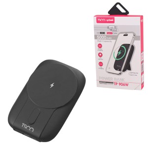 پاور بانک بی سیم فست شارژ تسکو مدل TP 906W QC3.0 PD 22.5W ظرفیت 5000 میلی آمپر ساعت