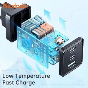 شارژر دیواری 65 وات مک دودو مدل CH-1540 GaN QC3.0 PD 5A