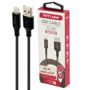 کابل تبدیل USB به لایتنینگ تسکو مدل TC i601 طول 1 متر