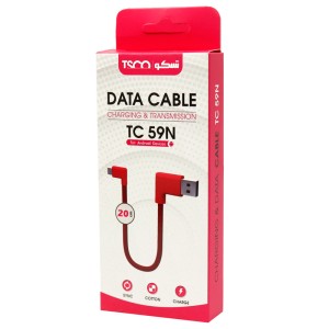 کابل تبدیل USB به MicroUSB تسکو مدل TC 59N طول 0.2 متر