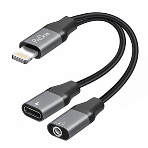 کابل تبدیل لایتنینگ به AUX / USB-C پرووان مدل PCA46 طول 0.15 متر