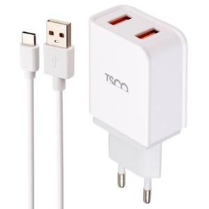 شارژر دیواری تسکو مدل TTC 54 به همراه کابل Type-C