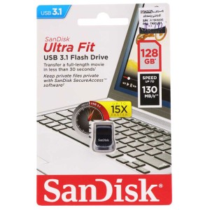 فلش مموری سن دیسک مدل Ultra Fit USB 3.1 CZ430 ظرفیت 128 گیگابایت