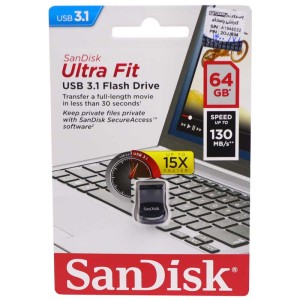 فلش مموری سن دیسک مدل Ultra Fit USB 3.1 CZ430 ظرفیت 64 گیگابایت