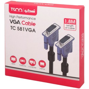 کابل VGA تسکو مدل TC 581 به طول 1.8 متر