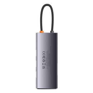 هاب 6 پورت USB-C باسئوس مدل Metal Gleam WKWG030213