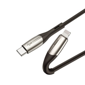 کابل تبدیل فست شارژ USB-C به لایتنینگ باسئوس مدل CATLSP-B01 18W طول 2 متر