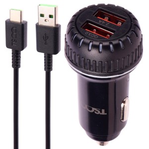 شارژر فندکی فست شارژ 30 وات تسکو مدل TCG 37