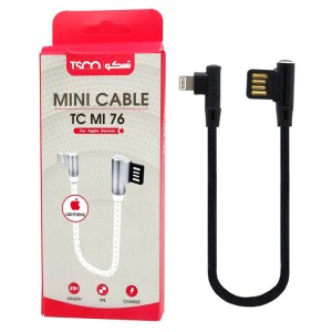 کابل تبدیل USB به لایتنینگ تسکو مدل TC MI76 طول 0.2 متر