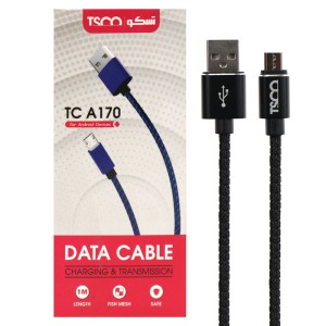 کابل تبدیل USB به microUSB تسکو مدل TC A170 طول 1 متر