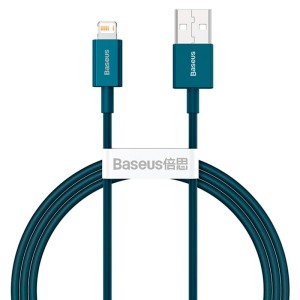 کابل تبدیل USB به لایتنینگ باسئوس مدل Superior Series CALYS-A 2.4A طول 1 متر